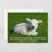 Passover Lamb, Isaiah 53 Briefkaart (Voorkant / Achterkant)