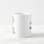 Passover "Les quatre réponses" 11 oz de café Mug (Centre)