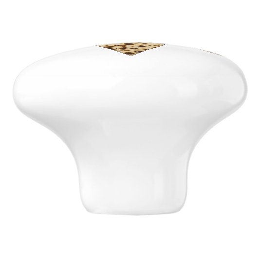 Passover Matzah Bread Star van David Keramische Knop (Zijkant)