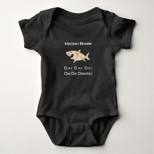 Passover Matzah Shark Doo Doo Kinderen Baby Bodysu Romper
