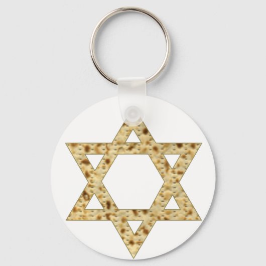 Passover Matzoh Star van David Sleutelhanger (Voorkant)
