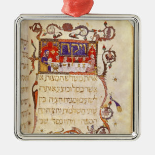 Passover Meal, Noord-Spanje Metalen Ornament