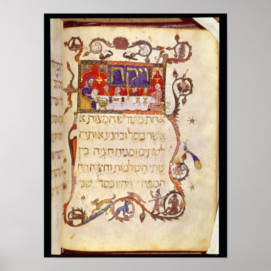 Passover Meal, Noord-Spanje Poster (Voorkant)