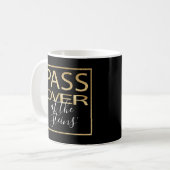 Passover Mug 11 oz. Pâque Classic Gold (Devant gauche)