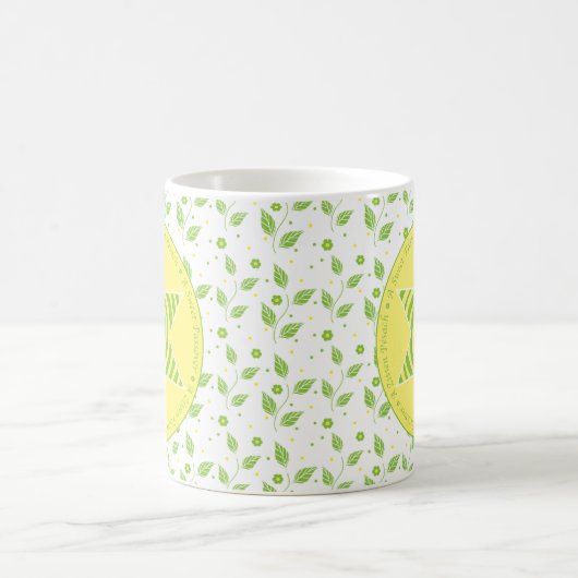 Passover Mug 11oz. "Une Pâque Douce" Vert/Jaune (Centre)