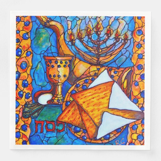 Passover Paper Napkins Servet (Voorkant)