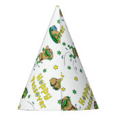 Passover Party Pet "Hoppy Passover Jumping Frogs" Feesthoedjes (Achterkant)