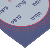 Passover - Pesach Seder Bord Decoratief 16'x 108' Lange Tafelloper (Hoek)