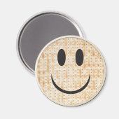 Passover Round Magnet Passover Happy Matzah Magneet (Voorkant / Achterkant)