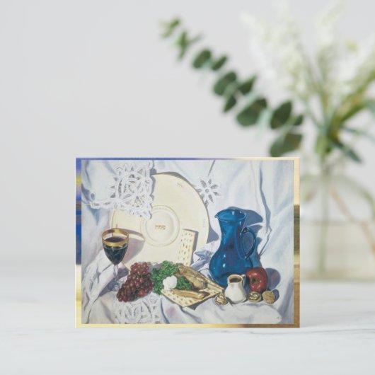 Passover Seder Briefkaart (Staand voorkant)