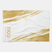 Passover Seder Elegant Gold Swash - Speciaal Theedoek (Horizontaal)