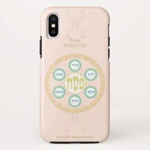  Passover Seder Kosher Pesach iPhone X Hoesje