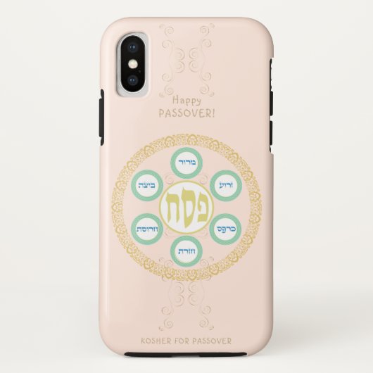 Passover Seder Kosher Pesach Case-Mate iPhone Case (Achterkant)