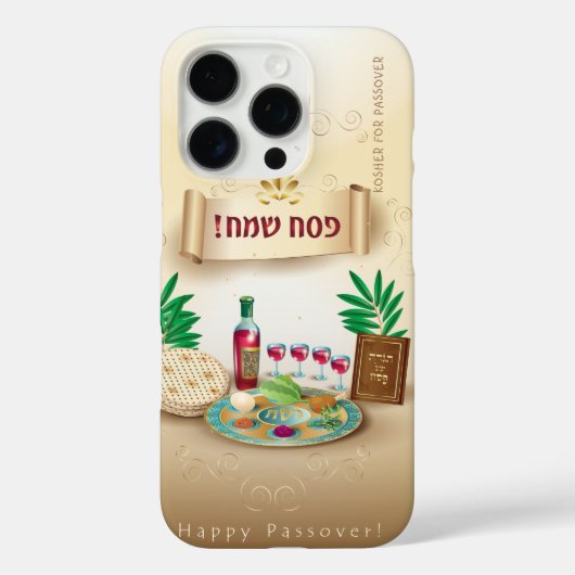  Passover Seder Kosher Pesach Case-Mate iPhone Case (Achterkant)