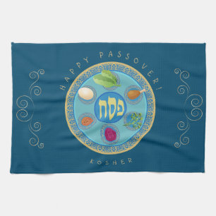 Passover Seder Kosher Pesach Decoratief Theedoek