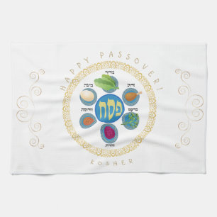 Passover Seder Kosher Pesach Decoratief Theedoek