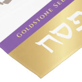Passover Seder Modern Hebreeuws Personalized Mediu Medium Tafelloper (Hoek)