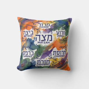 Passover Seder Plaat Leun Kussen voor Seder