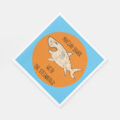 Passover Standaard Servetten Matzah Shark Patroon (Hoek)