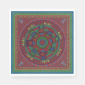 Passover Standard Napels - Seder Table Pattern Servet (Voorkant)