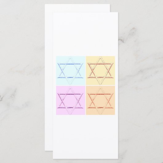 Passover Star van David (Voorkant / Achterkant)