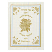 Passover Tablecloth "Personalized Seder Cloth" Tafelkleed (Voorkant)