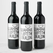 Passover Wine Fles Label Elijah Linkergebouw Wijn Etiket (Flessen)