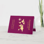 Passport 21st Birthday Legal Drinking party Aankondiging (Voorkant)