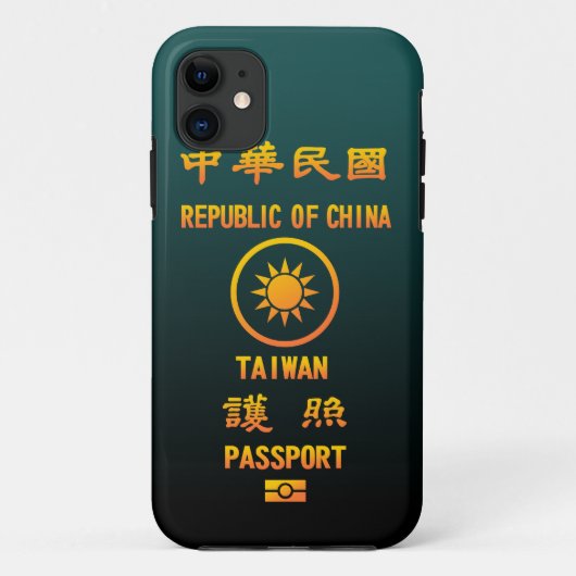 PASSPORT(TAIWAN) Case-Mate iPhone CASE (Achterkant)