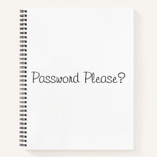 Password please? |  notitieboek