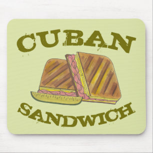 Past Cuban Sandwich Ham Cheese Salami PIckle Muismat