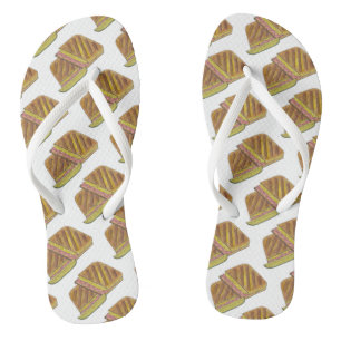 Past Cuban Sandwich Ham Cheese Salami PIckle Teenslippers