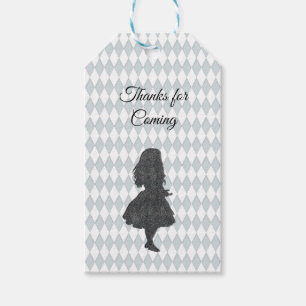  pasta Alice in Wonderland Silhouette Cadeaulabel