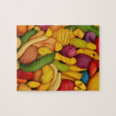Pasta art background legpuzzel (Horizontaal)