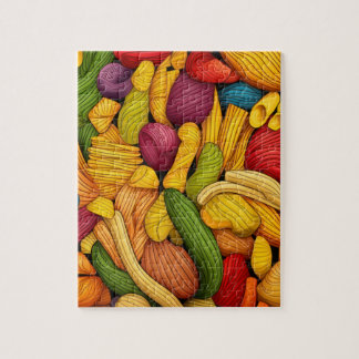 Pasta art background legpuzzel