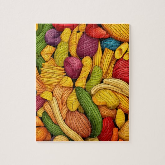 Pasta art background legpuzzel (Verticaal)