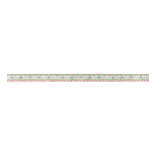 pasta Aztec Girly Geometric Pattern Lint (Voorkant)