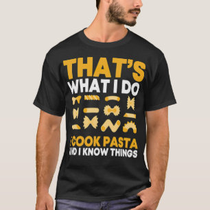 Pasta Chef animal space chef (mannelijk) grappige T-shirt
