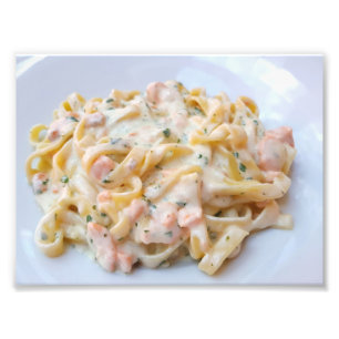 Pasta Custom Food Photo Foto Afdruk