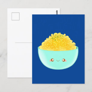Pasta en kaas briefkaart