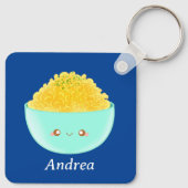 Pasta en kaas sleutelhanger (Achterkant)