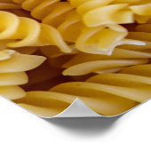 Pasta Fusilli Noodles Poster (Hoek)