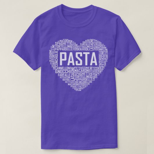 Pasta Hart 1 T-shirt (Design voorkant)
