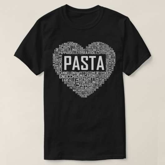 Pasta Hart 2 T-shirt (Design voorkant)