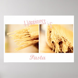 Pasta is geluk Poster