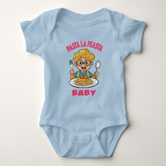 Pasta La Feasta Baby Romper (Voorkant)