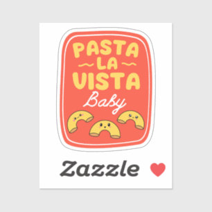 PASTA LA VISTA BABY STICKER