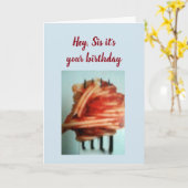 PASTA-LAAG ***BIRTHDAY VAN DE SISTER*** KAART (Gele Bloem)