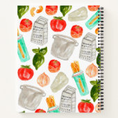 Pasta Livre de recettes italien cahier de recettes (Dos)