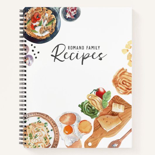  Pasta Lover Recept Journal Notitieboek (Voorkant)